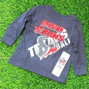 NWT NFL Houston Texans Team Apperal Long-sleeve T-Shirt 12M